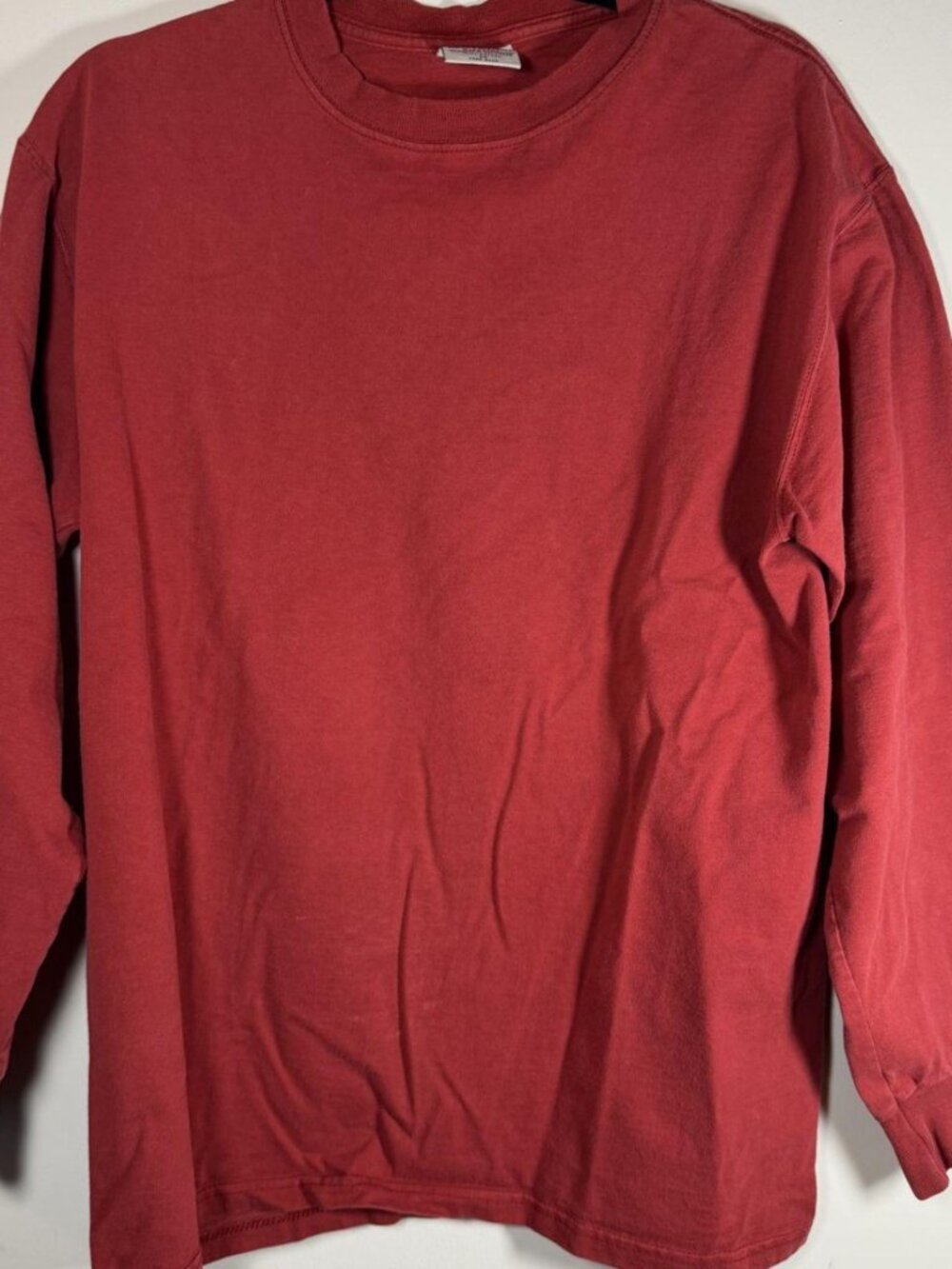 Vintage Pluma heavyweight red long sleeve tee size M